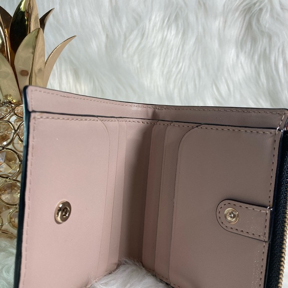 NWOT Kate Spade ♠️ Black and Beige Mini Wallet - Picture 4 of 5